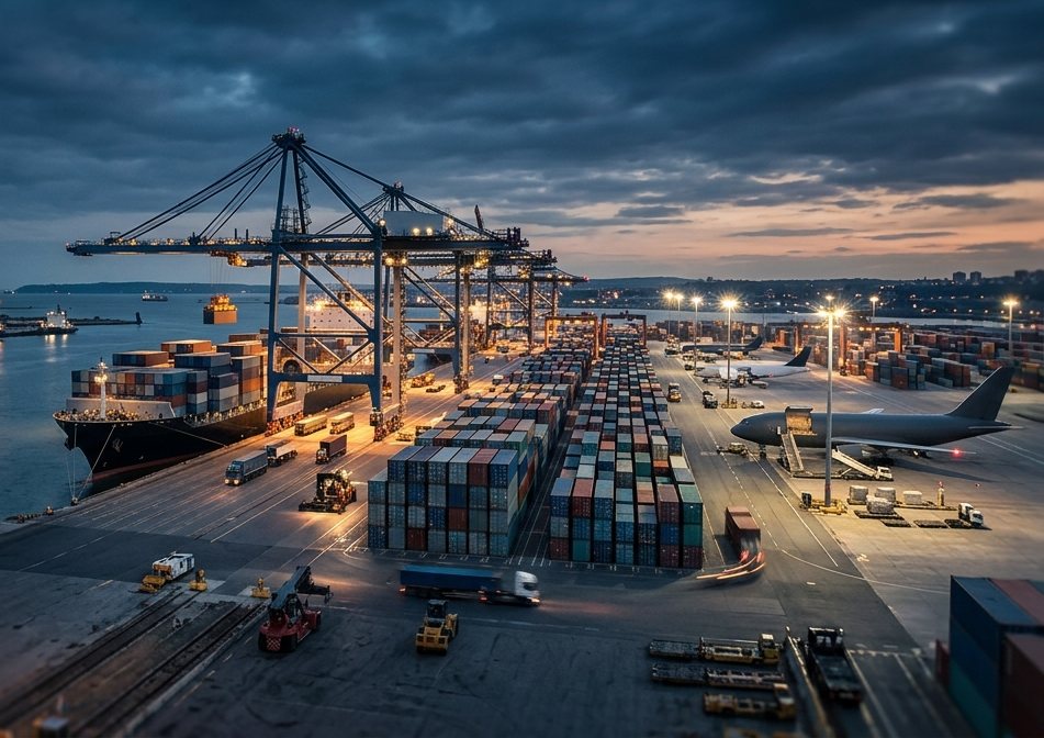 Port and shipping logistics